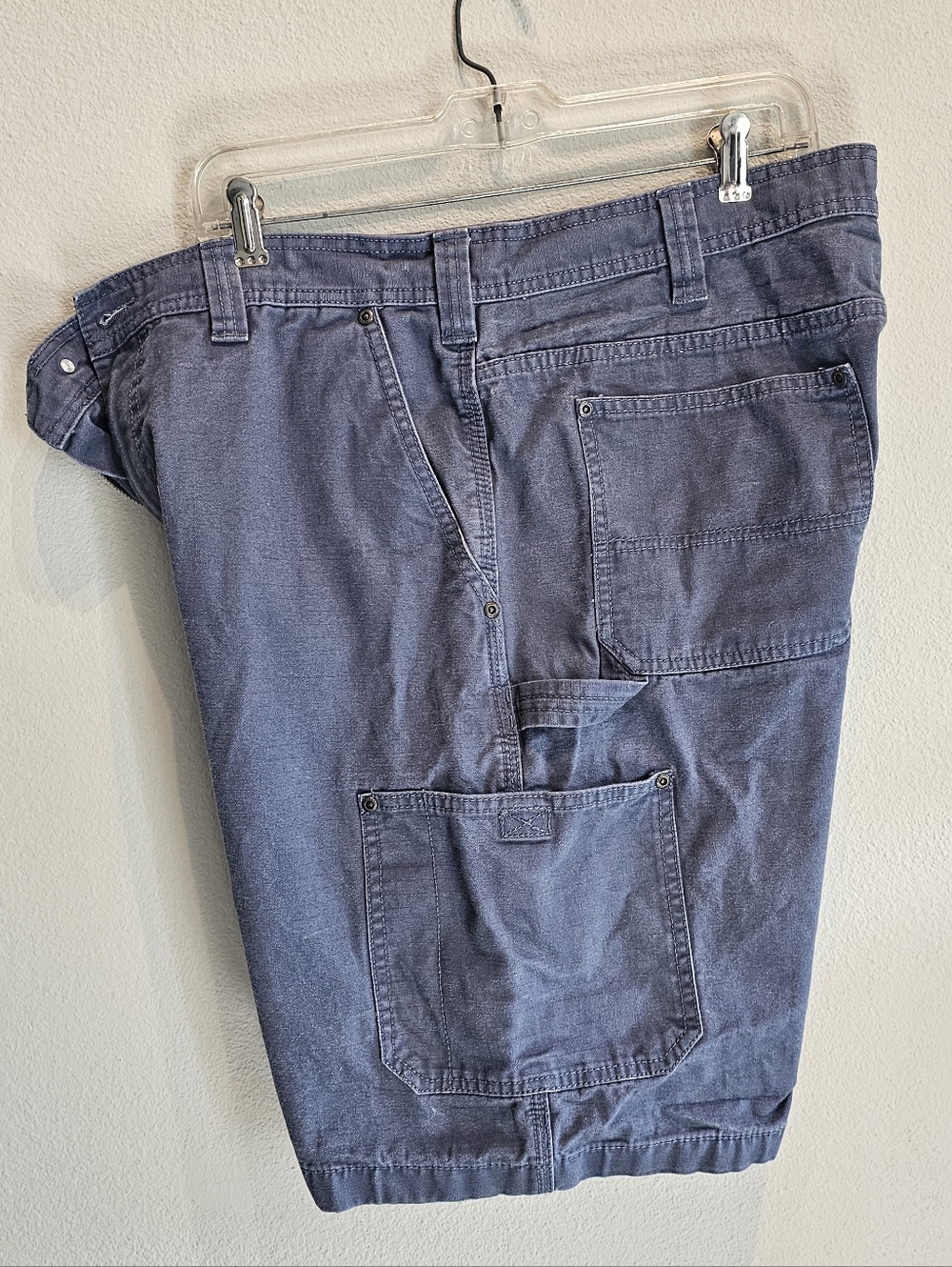 Men's Schmidt Utility Cargo Shorts - Blue, Size 38 - Picture 4 of 5
